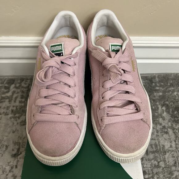 Puma Suede Classic XXI Jr pink lady-puma white rose lady-puma blanc - Picture 1 of 13